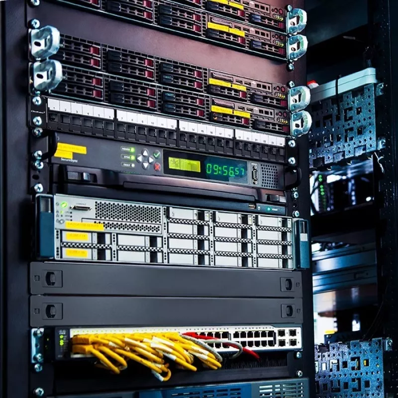 Qoltec 54516 panel krosowy do szafy rack 19 cali, 24 porty, 1U, UTP, czarny