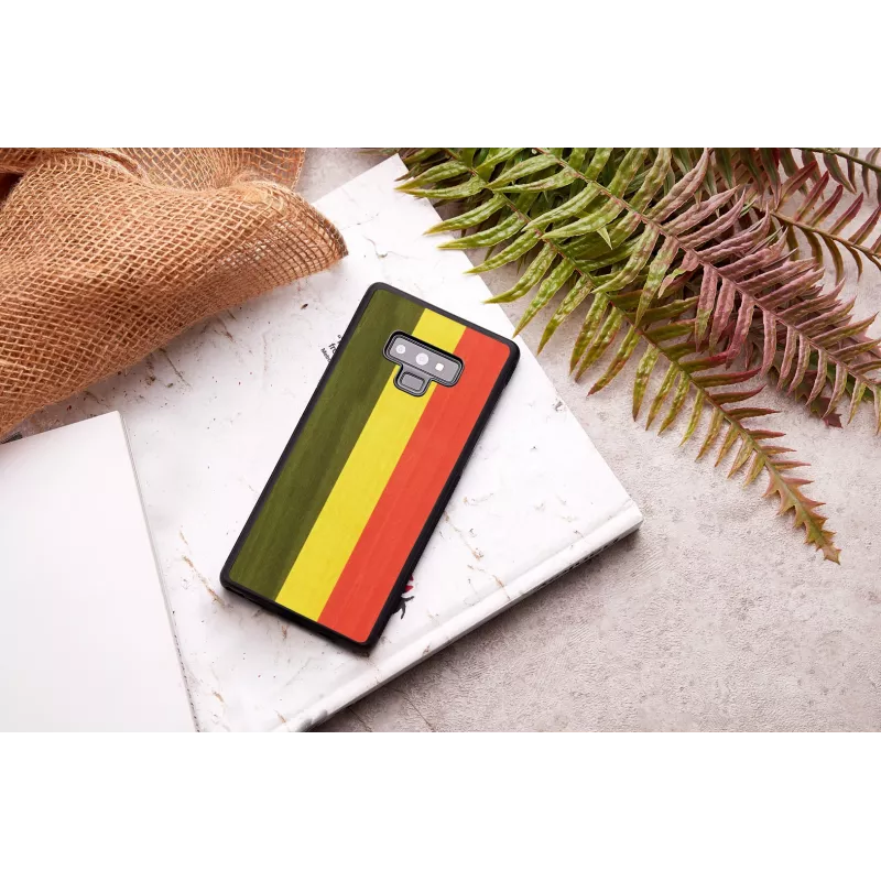 Etui na smartfon man and wood do Samsung Galaxy Note 9 — Reggae Czarny etui ochronne