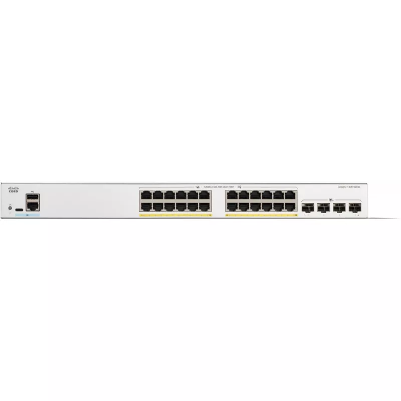 Przełącznik zarządzalny Cisco Catalyst 1300-24FP-4X 24 Porty GE Full PoE 4x10GE SFP+
