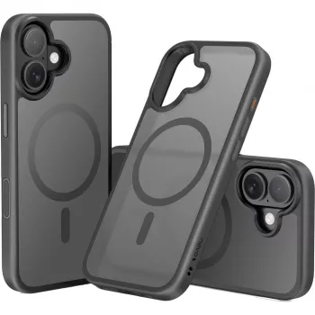 nevox StyleShell Invisio - iPhone 17 6.3 kompatybilne z MagSafe Czarny (2542)