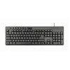 Przewodowa klawiatura pełnowymiarowa Gembird KBS-UM-04 USB QWERTY US English z myszą, czarna, kabel 1,5 m