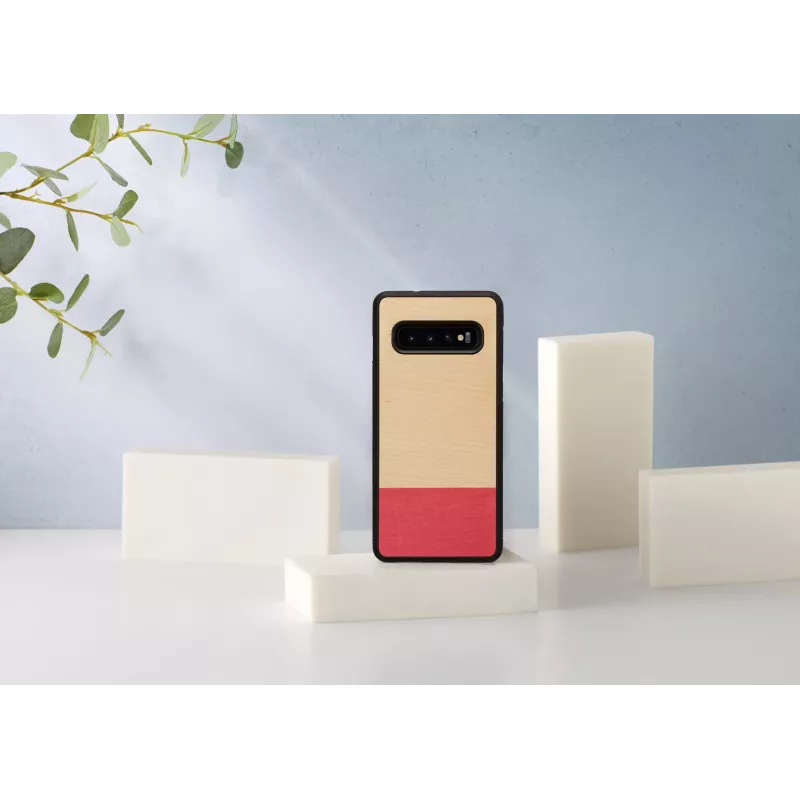 Etui na smartfona man and wood do Galaxy S10 — miss match czarny