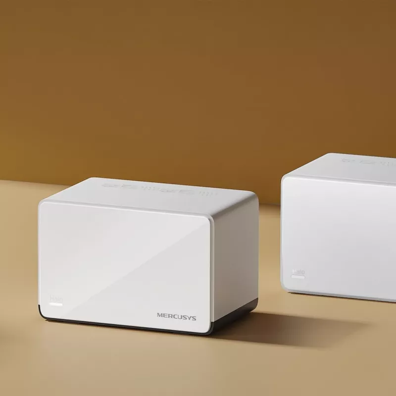 Router MERCUSYS Halo H85X Dual-band Wi‑Fi 6 (802.11ax), 2.4/5 GHz, do 2402 Mbps, 3 porty LAN, biały (zestaw 3 szt.)