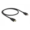 DeLOCK - Kabel wideo/audio/sieciowy - HDMI - 28 AWG - HDMI, 19-pin (M) - HDMI, 19-pin (M) - 50 cm - Czarny (84751)
