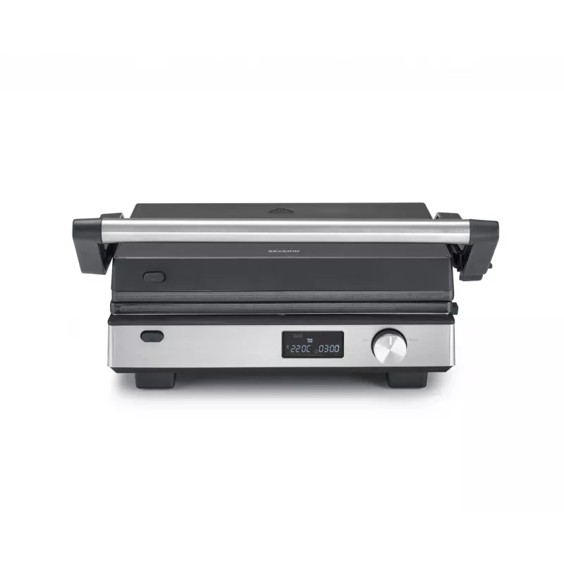 Grill kontaktowy Severin KG 2380 Czarny Srebrny 2000W Stal nierdzewna