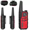 Przenośny krótkofalówka Baofeng BF-T25E — 16 kanałów, 0,5W, Li-Ion 1400mAh, zestaw 2 szt. (czerwony)