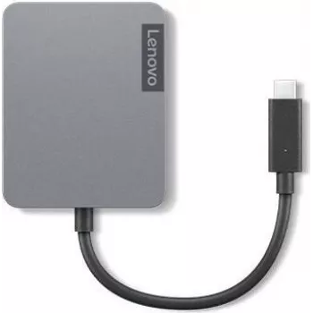 Podróżny koncentrator USB-C Lenovo SC11A30368 z 4 portami, w tym HDMI i Ethernet