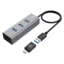 Koncentrator USB GRAUGEAR G-HUB4-AC