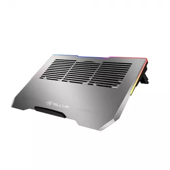Chłodziarka do laptopa Tellur TLL491321 dla laptopów 17,3 cala, 3 wentylatory, podświetlenie LED RGB