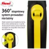 Automatyczna smycz Flexi New NEON 5 m – smycz taśmowa, dla małych psów do 15 kg, czarno-żółta