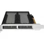 Mobilny stelaż na dyski RAIDSONIC ToughArmor MB842MP-B — 2 wyjmowane wnęki na M.2 NVMe, PCIe 4.0 x16