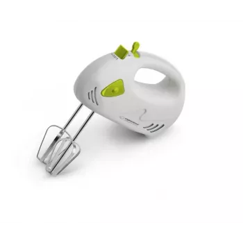 Mikser ręczny ESPERANZA EKM007G — 150 W, 7 prędkości, trzepaczka, ergonomiczny uchwyt, przewód 1,1 m, zielono-biały