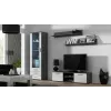 Cama stojak TV SOHO 140 szary/biały połysk
