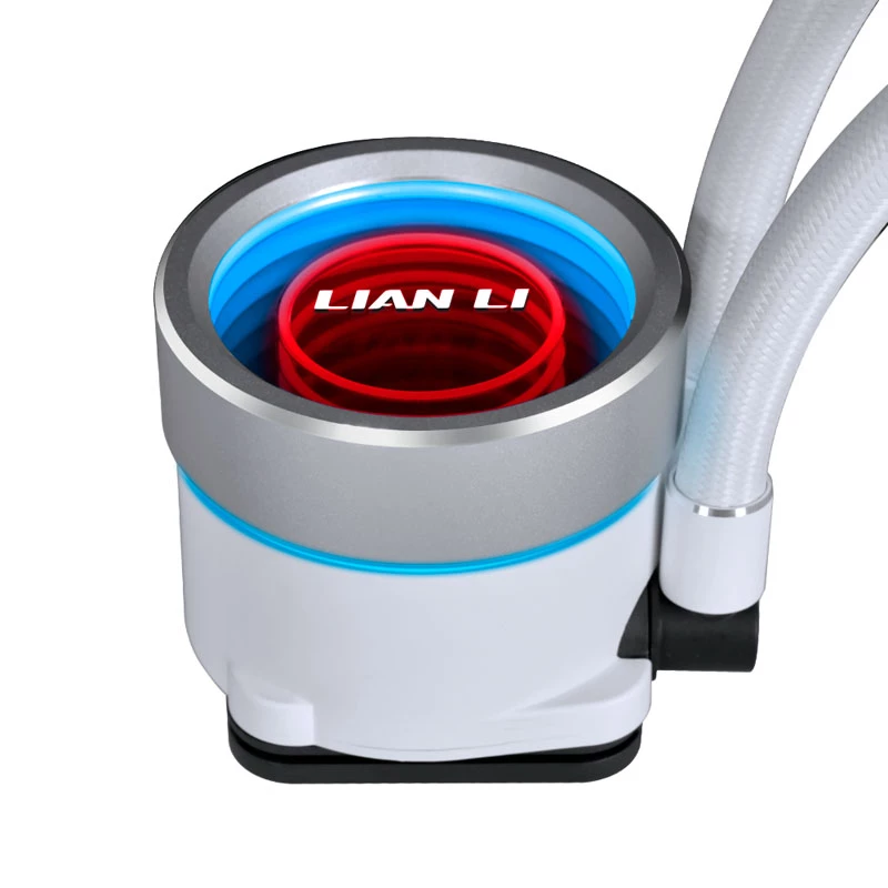 Chłodzenie cieczą typu all-in-one Lian Li Galahad II Trinity 12 cm Biały