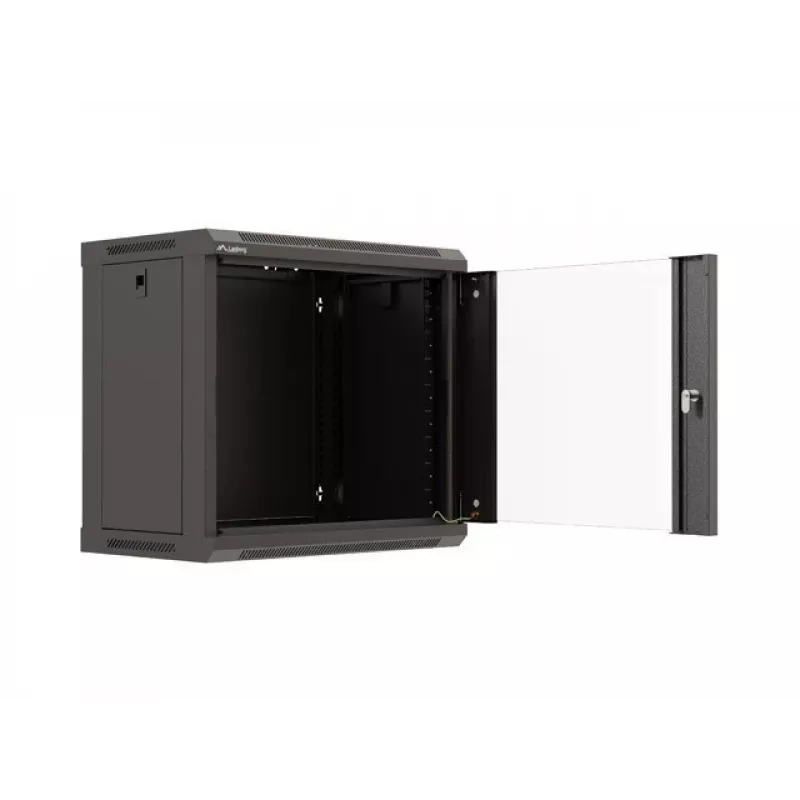 Szafa wisząca LANBERG WF03-5309-10B, 9U, 500×350×540 mm, maks. obciążenie 60 kg, czarna