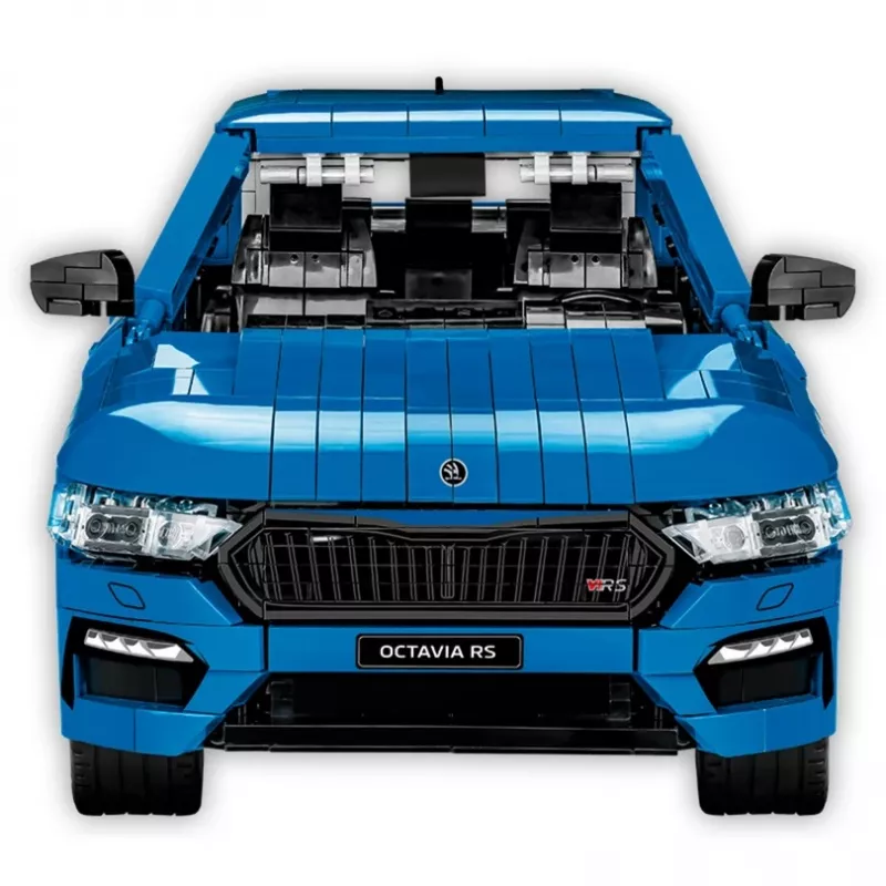 Klocki konstrukcyjne Cobi Skoda Octavia RS Model (2405 elementów), Wiek 10+, Czarny/Niebieski
