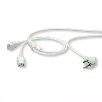 ROLINE 19.08.1023 Kabel zasilający biały 2 m CEE7/7 IEC C13 (19.08.1023)