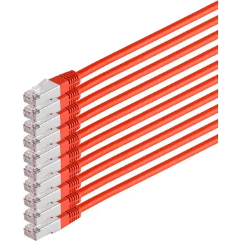 Kabel sieciowy ShiverPeaks 75711-HR-SET10 Cat 6 S/FTP PIMF, 4-pary, wysokowydajny kabel do transmisji danych
