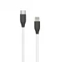 Kabel Silikonowy USB Type-C - Lightning (Biały, 1m)