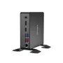 Shuttle XPC Nano PC NC40U, Intel Celeron 7305U, 1x HDMI, 1x DP, 1x USB-C/DP, 6x USB3.2, 1x zatoka 2,5 cala, 2x M.2, 1x LAN, RAID, praca 24/7, w zestawie VESA i stojak