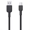 Kabel USB A na USB C Aukey CB-NAC1, 1 m, pleciony nylon, USB PD 60W, USB 2.0