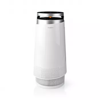 Nedis AIPU100CWT oczyszczacz powietrza 20 m² 50 dB 35 W Czarny, Biały