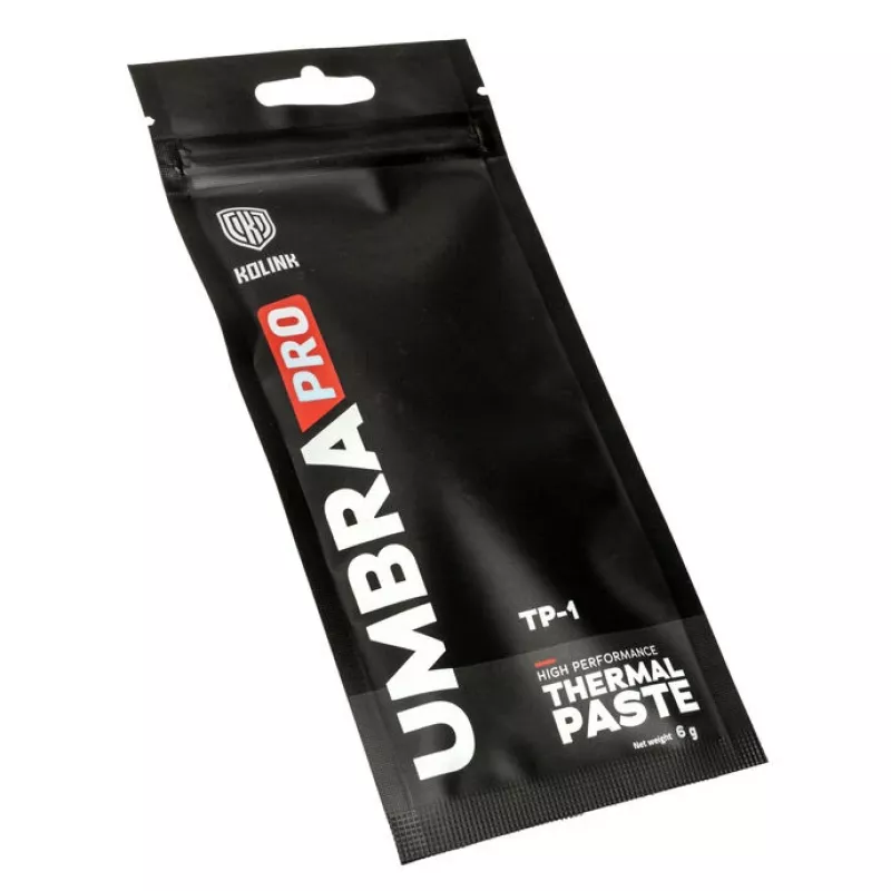 Pasta termoprzewodząca Kolink UMBRA PRO TP-1, tubka 6 g, wysoko przewodzący związek do CPU/GPU