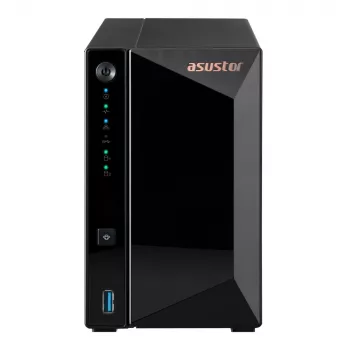 Asustor DRIVESTOR 2 Pro Gen2 AS3302T v2 NAS Realtek RTD1619B 2 GB DDR4 ADM Czarny