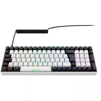 SKILLER SGK50 S2, Gaming Keyboard Biały, układ DE, Gateron Red