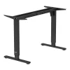 Biurko elektryczne z regulacją wysokości Ergo Office, maks. wysokość 1160 mm, maks. - 80 kg, bez blatu sit-stand, czarne, ER-400 B