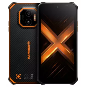 Smartfon HAMMER Energy X2 — Android 15, MediaTek Helio G81, 6,1 cala 1560×720 IPS, 6 GB RAM, 128 GB, Dual SIM, 4G, 50 MP, 5000 mAh, IP68