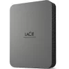 LaCie Mobile Drive Secure 5TB Przenośny Dysk Twardy 2,5 cala Mac i PC Kosmiczna Szarość Usługa Odzyskiwania Danych (STLR5000400)