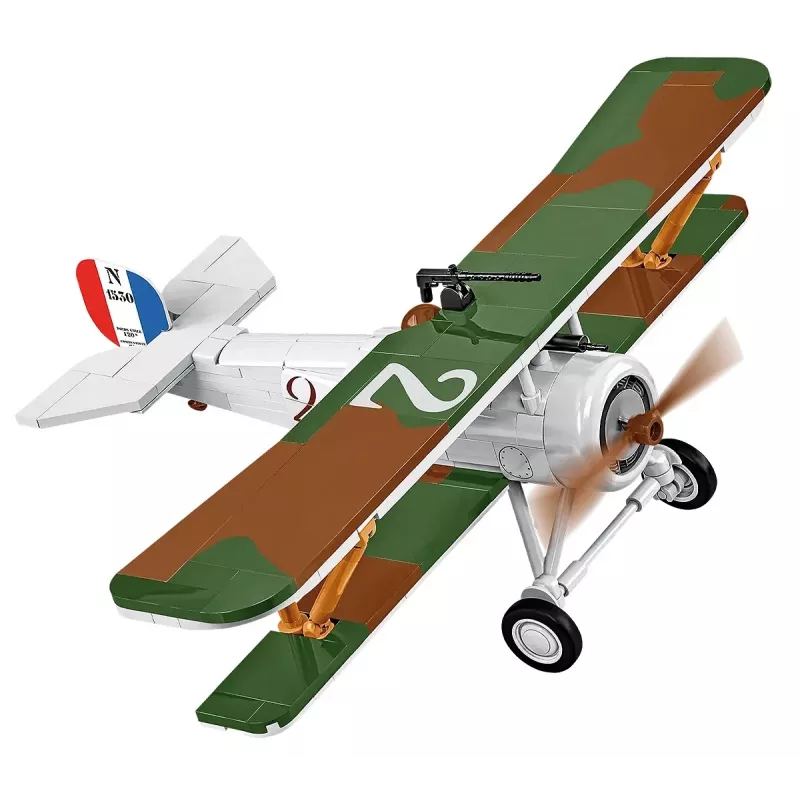 Klocki konstrukcyjne Cobi Blocks Nieuport 17 C.1 277 szt. — Zestaw modelu samolotu, Kolekcjonerski zestaw klocków