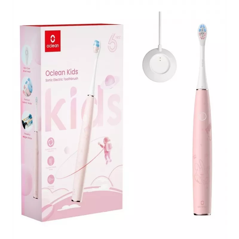 Soniczna szczoteczka do zębów Oclean KIDS Różowa