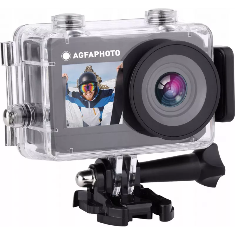 AgfaPhoto Action Cam Kamera sportowa 16 MP 2K Ultra HD CMOS Wi-Fi 58 g (AC7000BK)