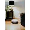 Robot odkurzający BLAUPUNKT RVC201 — okrągły, biały, bezworkowy pojemnik na kurz 0,5 l, czas pracy 55 min