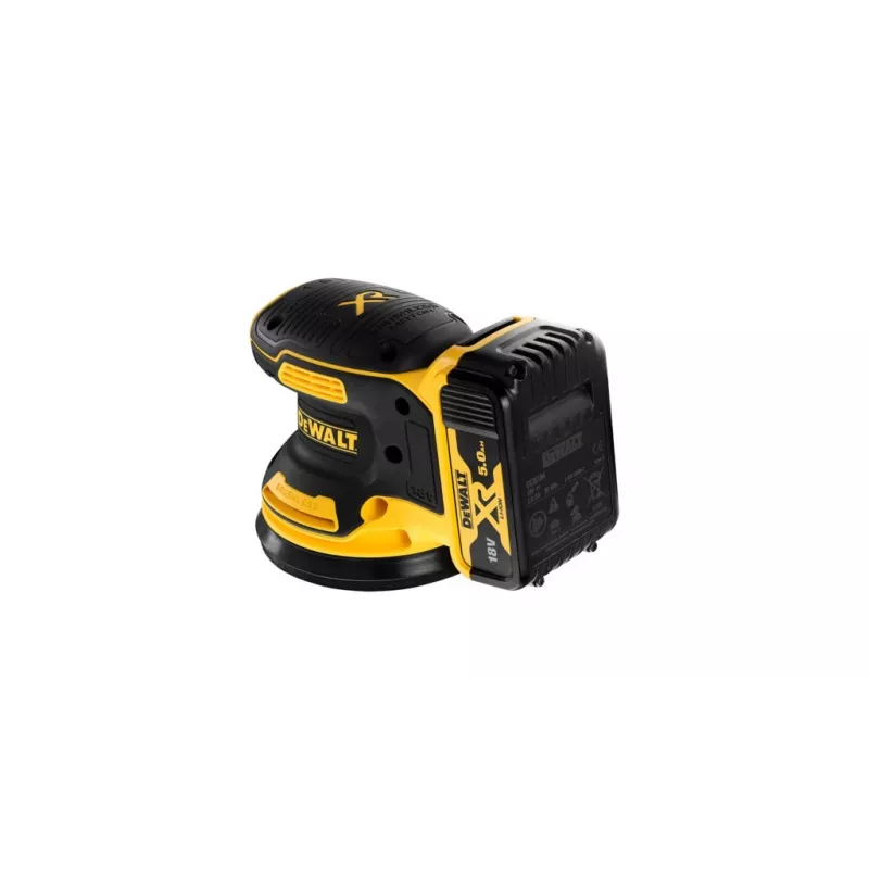 Szlifierka tarczowa DeWalt DCW210N bezszczotkowa 18 V, talerz 125 mm, 8 000–12 000 OPM, 930 g