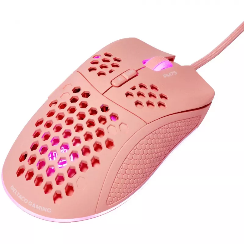 Lekka mysz gamingowa Deltaco, RGB (GAM-108-P)