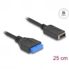Kabel DeLOCK USB Pin Header żeński do wewnętrznego USB Type-E Key A 25 cm