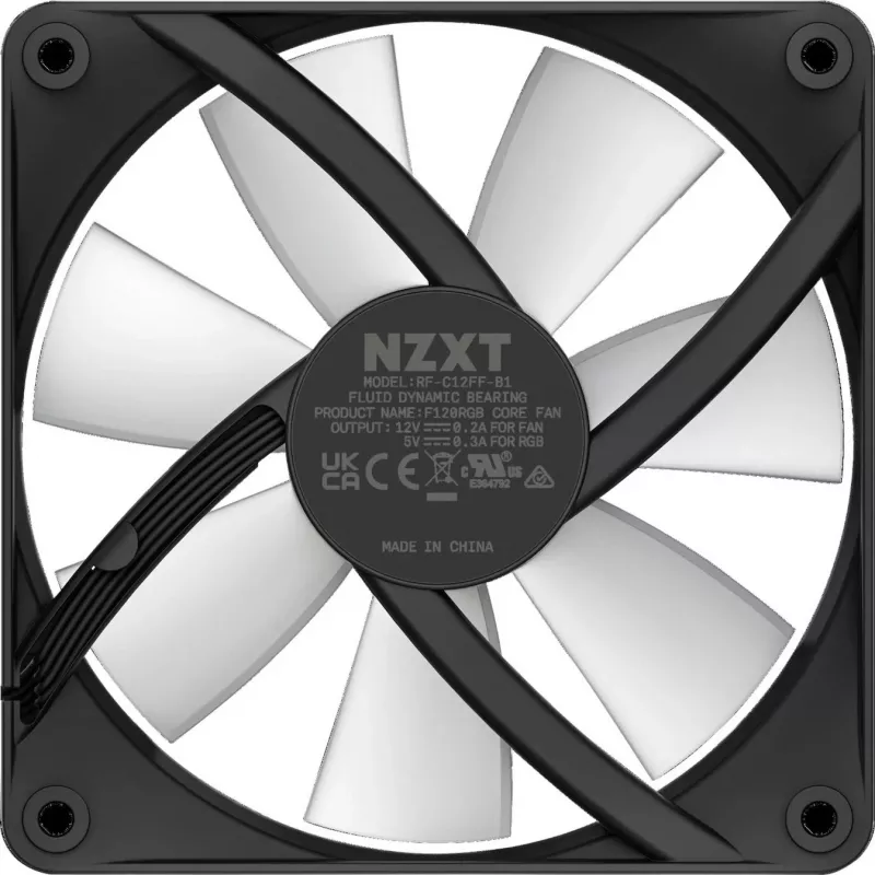 NZXT F120 RGB Core 120mm ARGB Case Fan