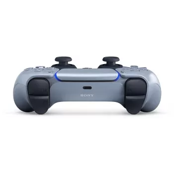 Bezprzewodowy gamepad Sony DualSense do PlayStation 5 — wbudowany akumulator Li-Ion, żyroskop, wibracje dotykowe, głośnik, gniazdo 3,5 mm, srebrny