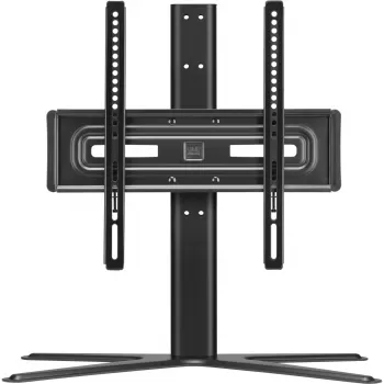 Podstawa stołowa One For All Base TV Holder SOLID – Odpowiednia dla wszystkich typów telewizorów od 32 do 65 cali – LCD/LED/Plazma/OLED/QLED – obrót (90°), pochylenie (15°) – Regulacja wysokości – VESA 60