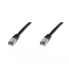 Kabel sieciowy Digitus CAT 5e SF/UTP Patch Cord Czarny 5m