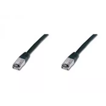 Kabel sieciowy Digitus CAT 5e SF/UTP Patch Cord Czarny 5m