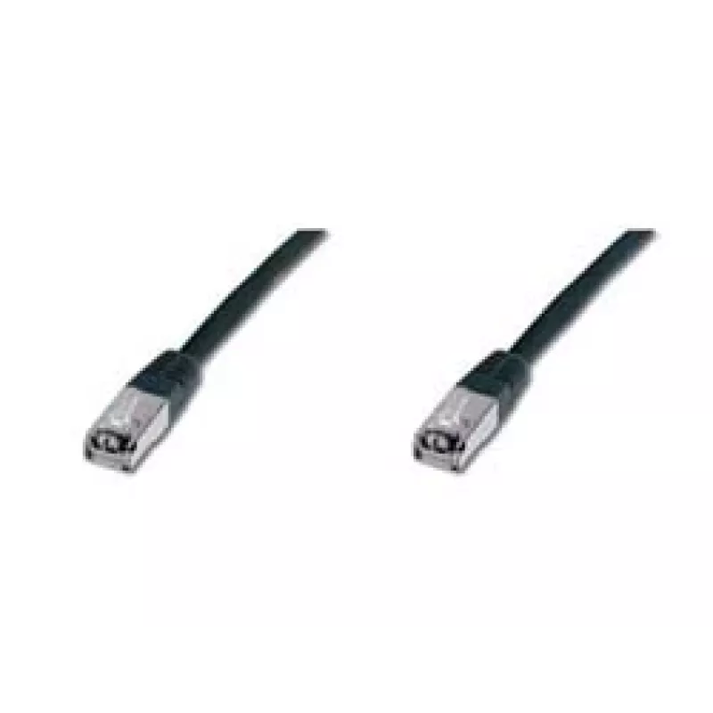 Kabel sieciowy Digitus CAT 5e SF/UTP Patch Cord Czarny 5m