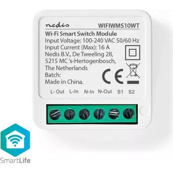 Nedis WIFIWMS10WT. Übertragungstechnik: Verkabelt & Kabellos, Wireless-Technologien: WLAN, Produktfarbe: Weiß. Energiequelle: AC, AC Eingangsspannung: