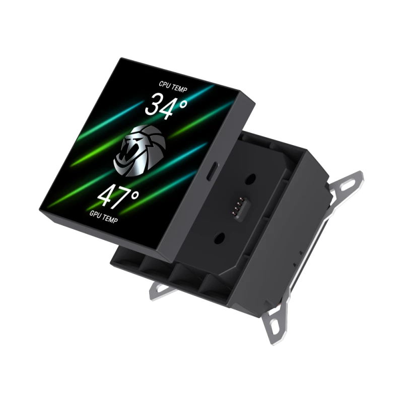 Chłodzenie cieczą CPU Gamemax | GLACIER 240 LCD BK | Intel, AMD