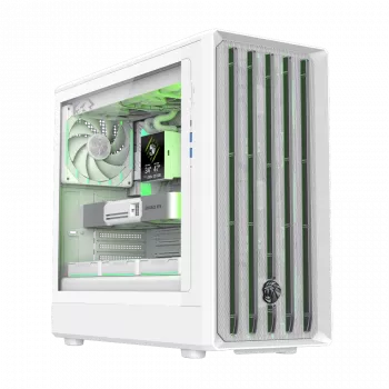 Obudowa Gamemax | CLAW 460 WH | Biała | Mid-Tower | Zasilacz nie jest dołączony