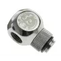 Adapter T-Splitter Bitspower G1/4 cala AG do 2x G1/4 cala IG - obrotowy, TII, srebrny połysk
