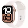 APPLE Watch Series 10 GPS 42mm Koperta ze stopu aluminium w kolorze różowego złota z paskiem sportowym Light Blush - S/M